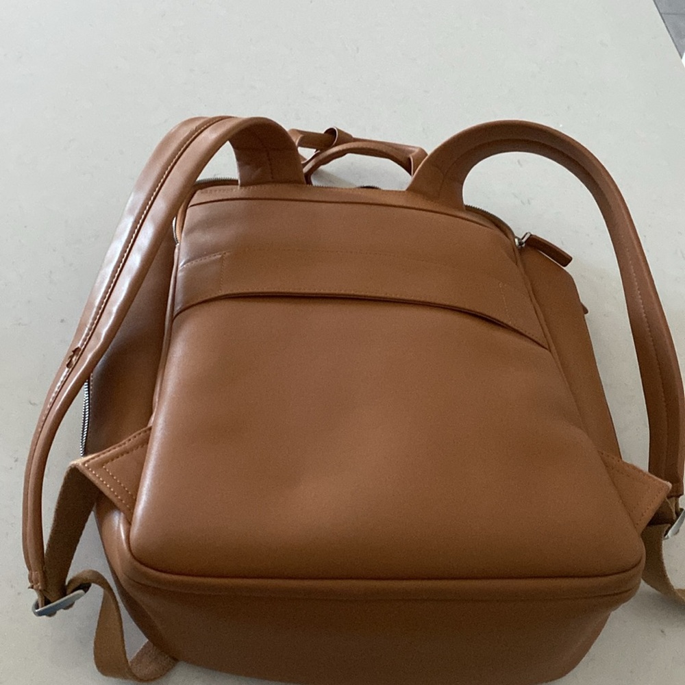 Monos Metro Backpack (Saddle Tan Vegan Leather) - image 1